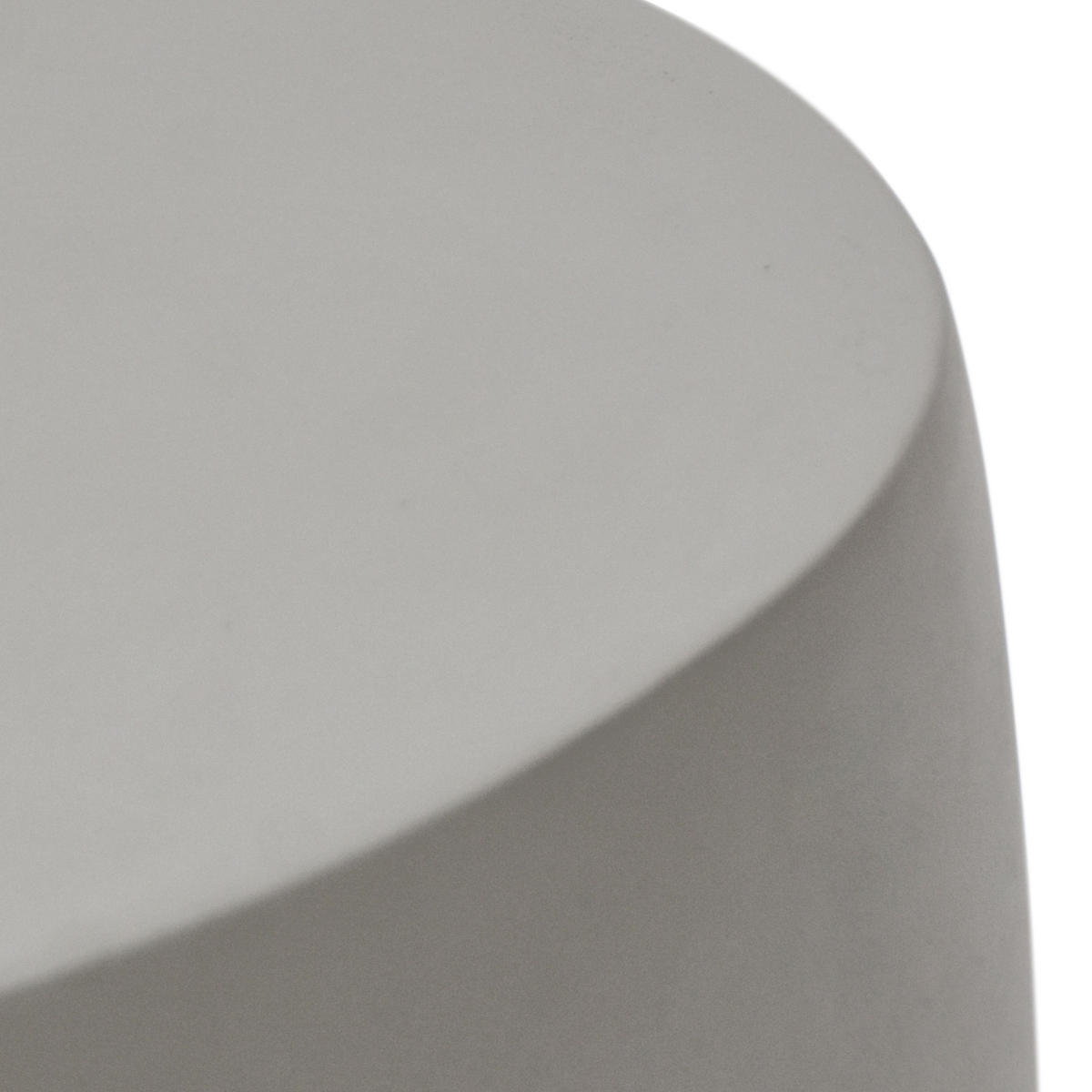 BEISTELLTISCH IKARIA Betonoptik 48 x 48 x 50 cm - Grau, Naturmaterialien (48/48/51cm) - Elementi