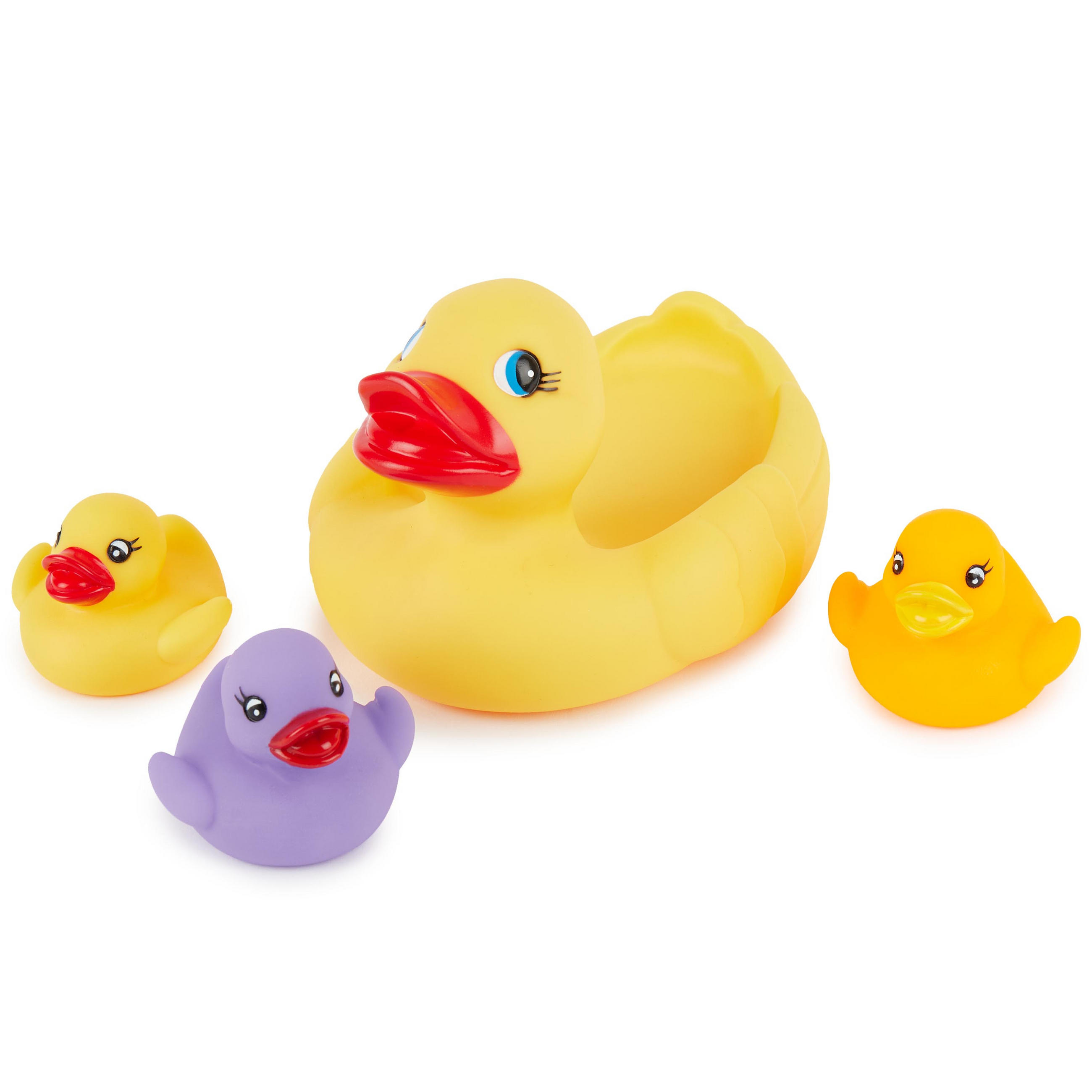 SCHWIMMENTEN-FAMILIE - ab 12 Monate - Gelb, Kunststoff (13/18cm) - Bieco Spielwaren