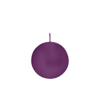 KUGELKERZEN Brombeere Ø 80 mm, 6 Stück - Brombeere, Paraffin (8/8/8cm) - Wiedemann Kerzen