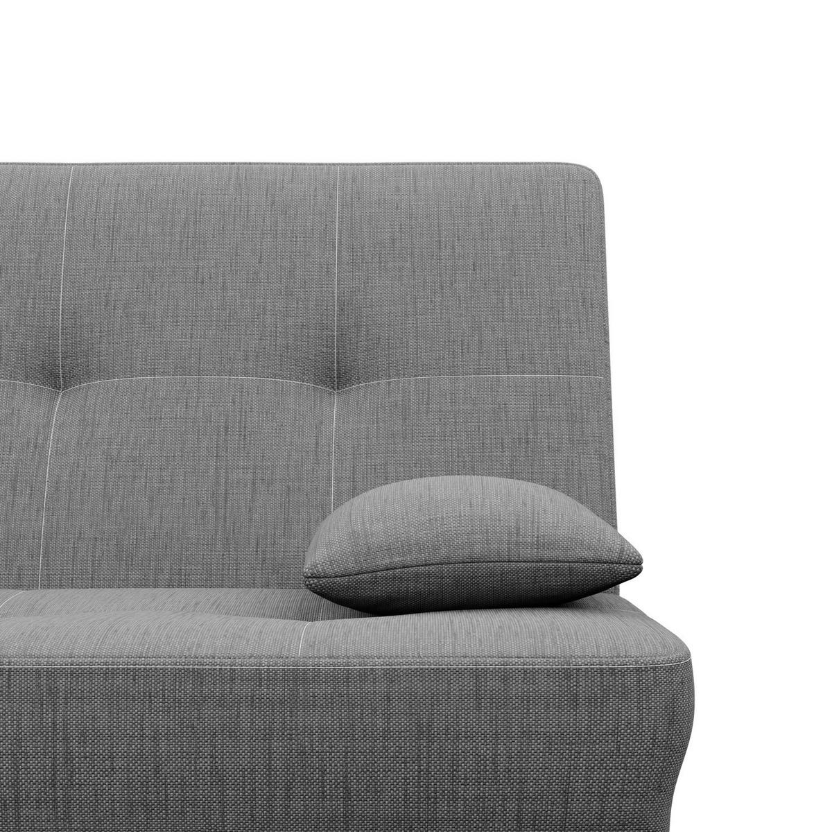 SOFA 3-SITZER MIT SCHLAFFUNKTION AVENTO Hellgrau - Hellgrau, Textil (93/96/200cm) - Mebligo