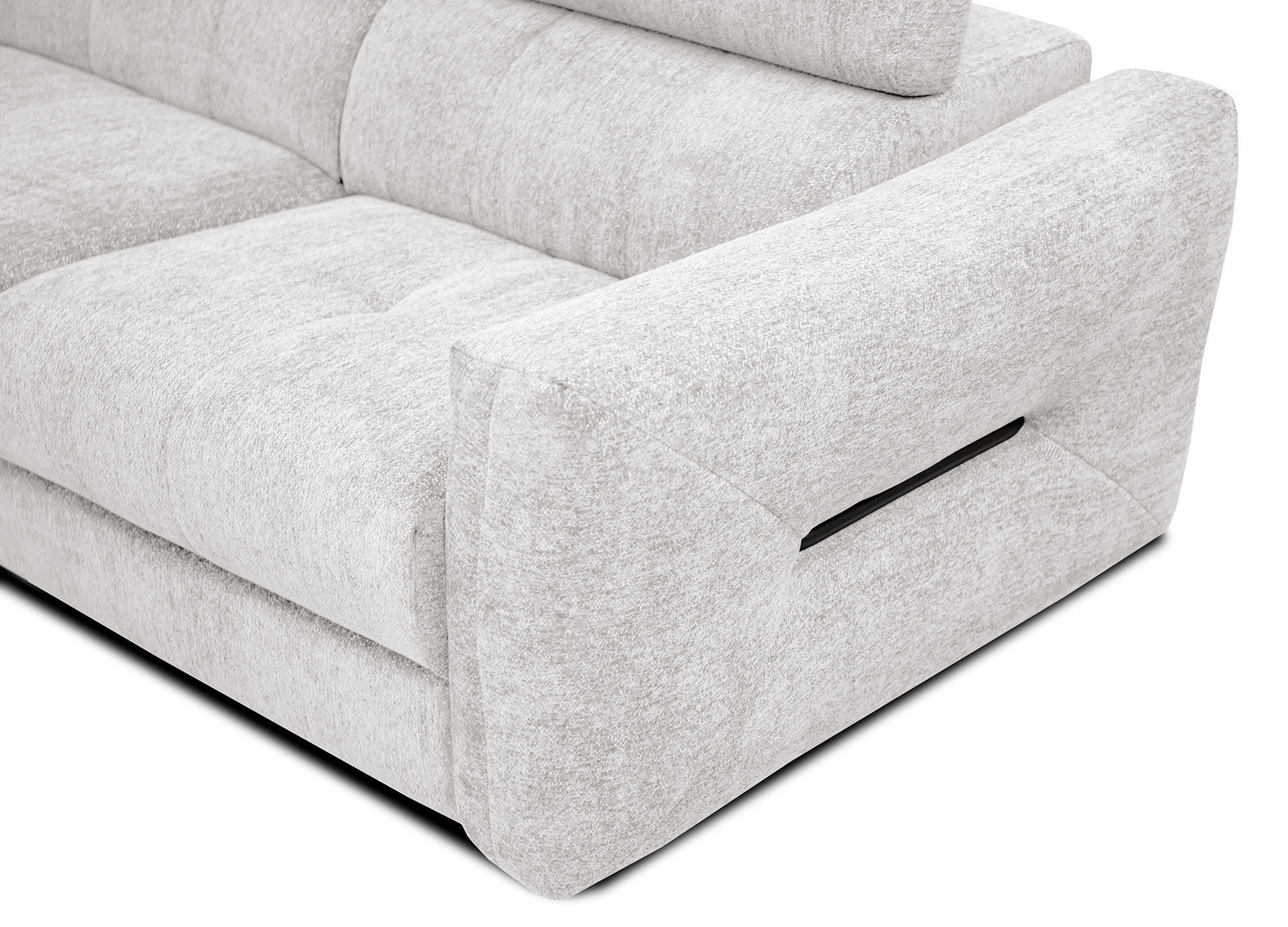 Thumbnail - Courtois Laville Ecksofa, Weiß, Textil, Ottomane links, L-Form,L-Form, 298x239 cm, Wohnzimmer, Sofas & Couches, Wohnland...