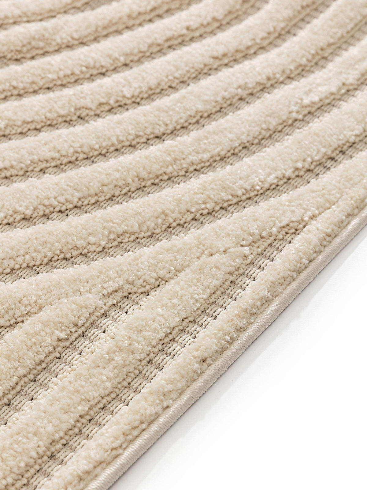 TEPPICH Leo Cream 200x290 cm - Creme, Kunststoff (200/290cm) - benuta