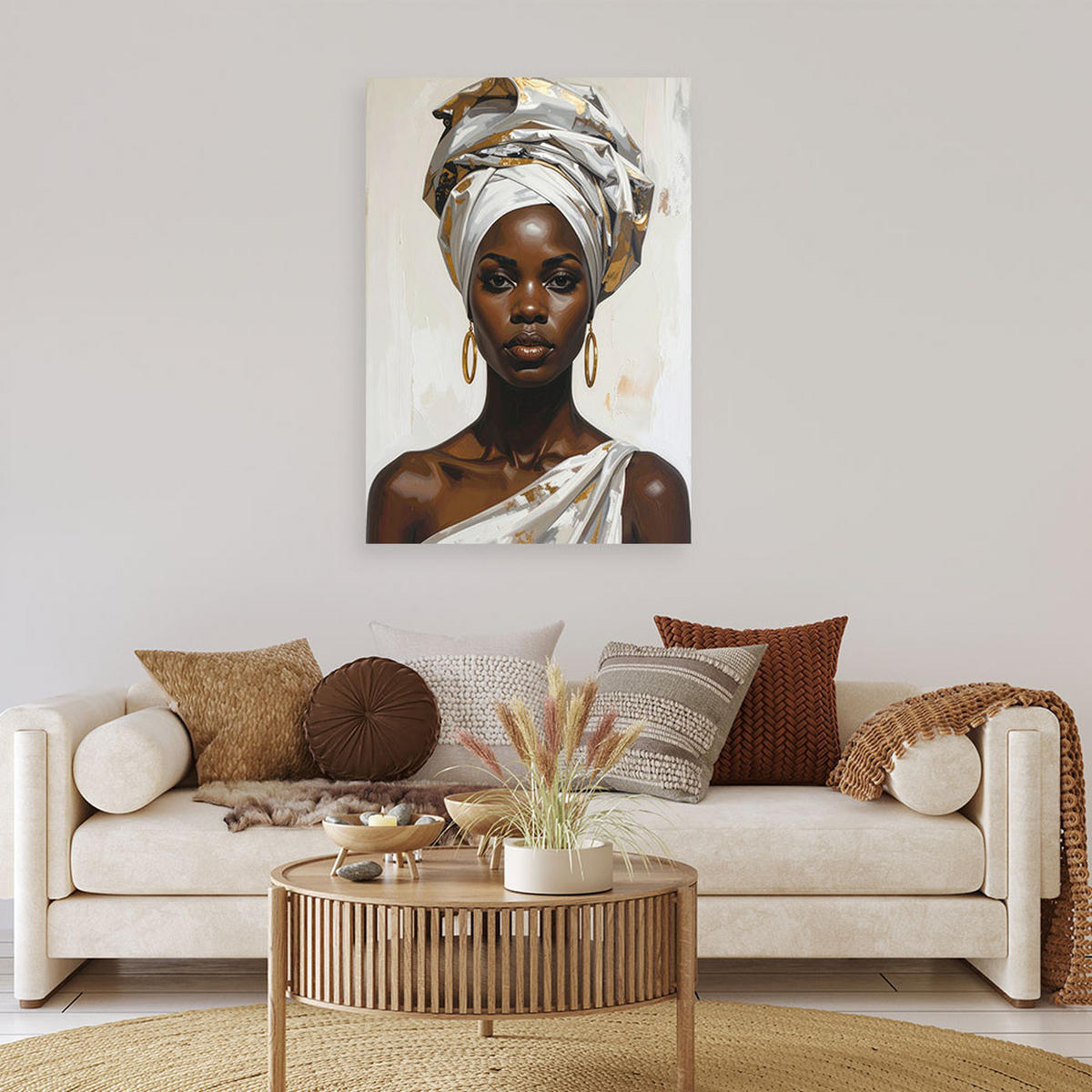 LEINWANDBILD Menschen & Charaktere 40x60cm - Weiß, Textil (40/60cm) - Feeby