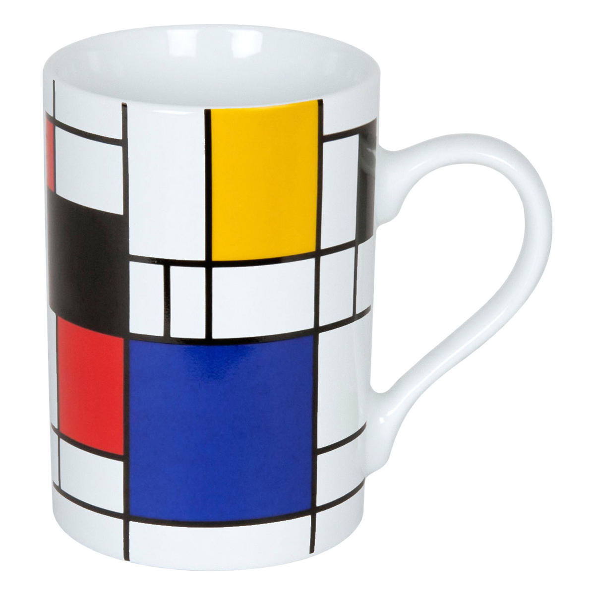 KAFFEEBECHER Hommage to Mondrian - Small Fragments - Naturfarben, Keramik (0.24L) - Könitz