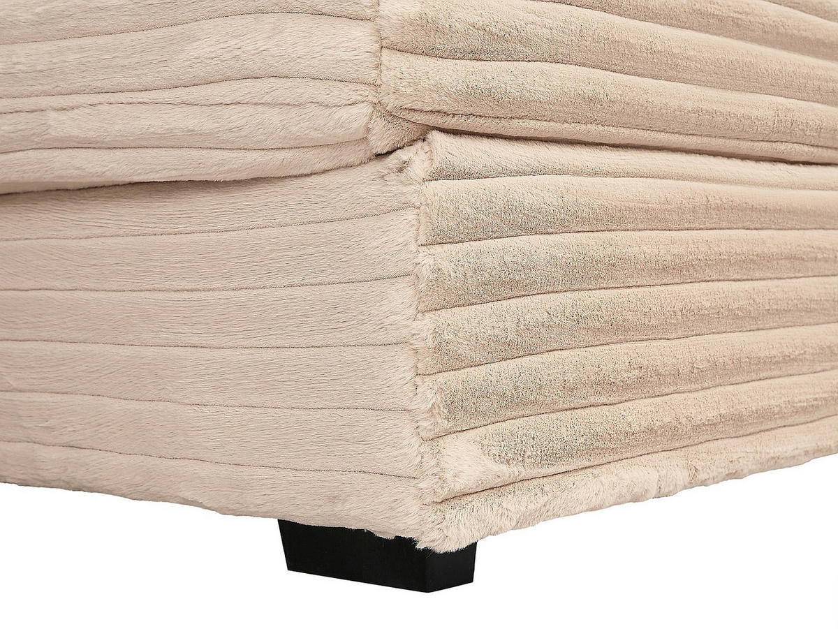 RECAMIERE ohne Schlaffunktion - 1 Person, 2 Personen-Sitzer - Samt, Stoff - Rosa - - Pink, Textil (163/95/168cm) - Vente-Unique