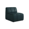 SOFAELEMENT Kunstleder Blau - Petrol/Schwarz, Holzwerkstoff/Kunststoff (75/77/90cm) - Makamii