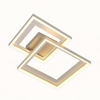 LED DECKENLEUCHTE Metall Silber - Silberfarben, Metall (56.8/48/9.5cm) - Briloner