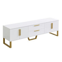 TV-LOWBOARD 170/40/53,5 cm mit 2 Schubladen und Kabeldurchlass - Weiß, Holzwerkstoff (170/53.5/40cm) - BEAOK