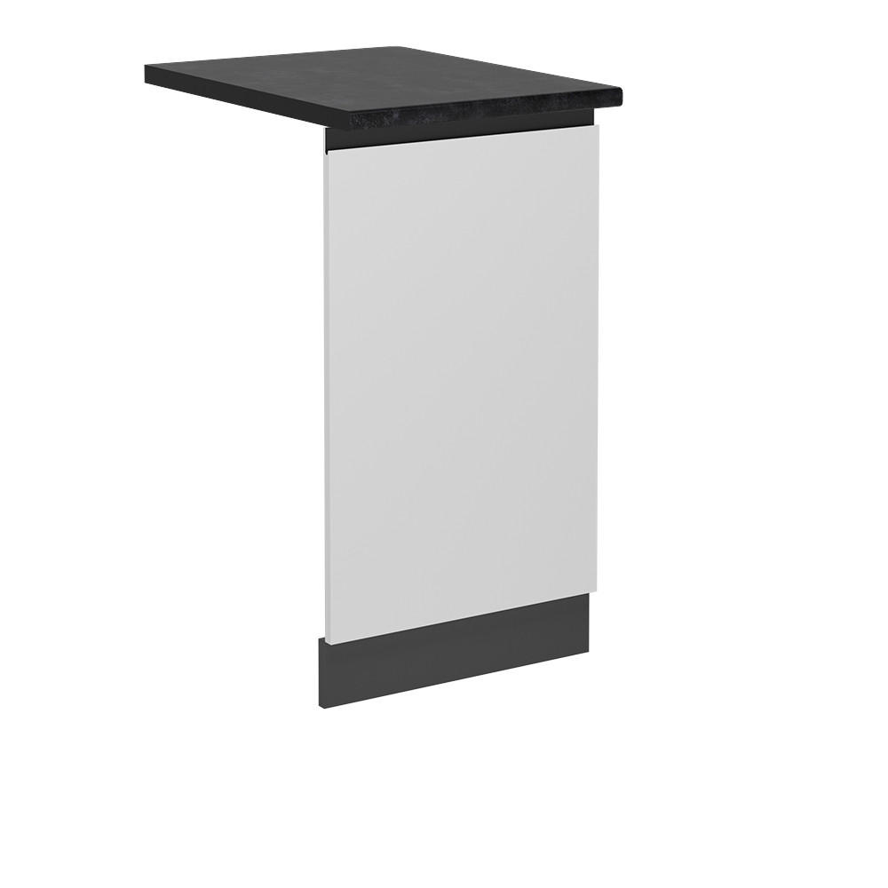 Vicco Geschirrspülblende Weiß, Anthrazit 45x81.8x60 cm
