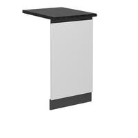 ČELNÍ PANEL MYČKY R-Line Bílá - bílá/antracitová, kompozitní dřevo (45/81.8/1.6cm) - Vicco