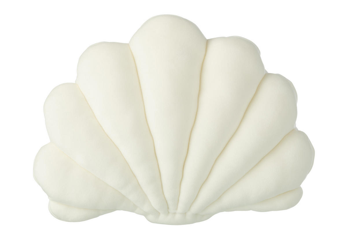 KISSEN POLY Weiß - Weiß, Textil (30/37cm) - J-Line