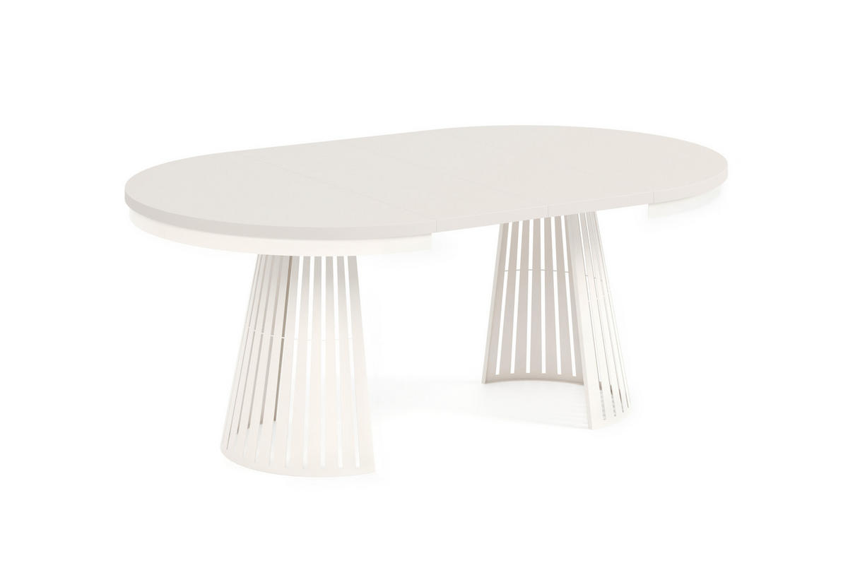 ESSTISCH Cone Bis - Kaschmir/Beige, Holzwerkstoff/Metall (120/120/76cm) - Meblini
