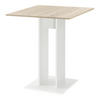 KÜCHENTISCH Lindesnes - Eichefarben/Weiß, Holzwerkstoff (65/65/78cm) - [en.casa]
