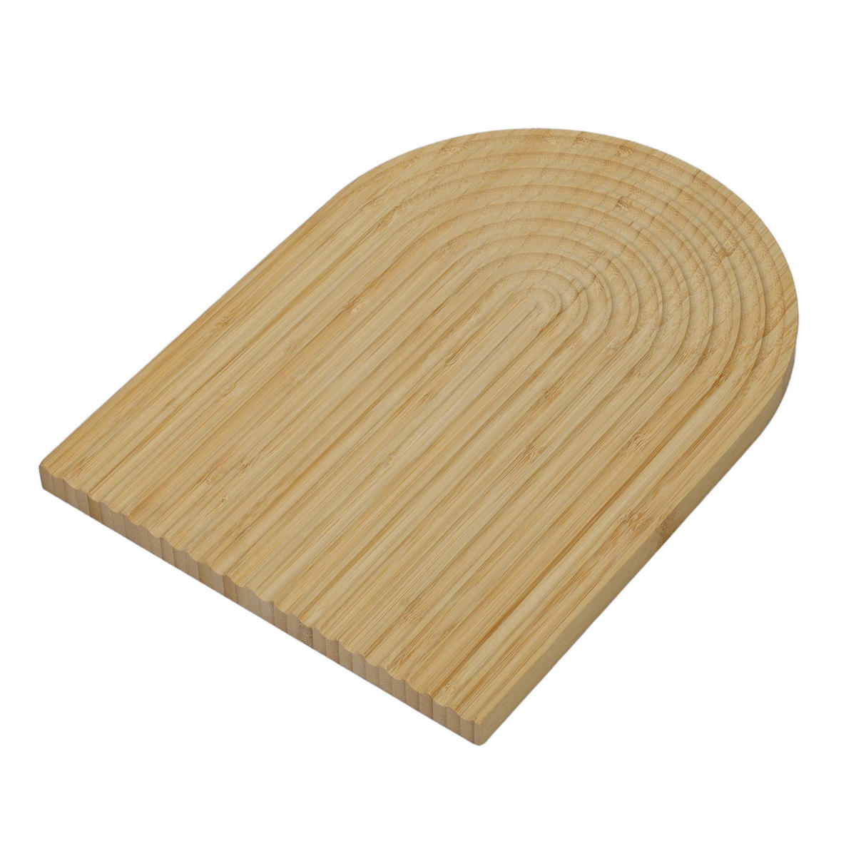 SERVIERTABLETT Bambus Muster 1 32/24/2 cm - Braun, Naturmaterialen (24/2/32cm) - Excellent Houseware