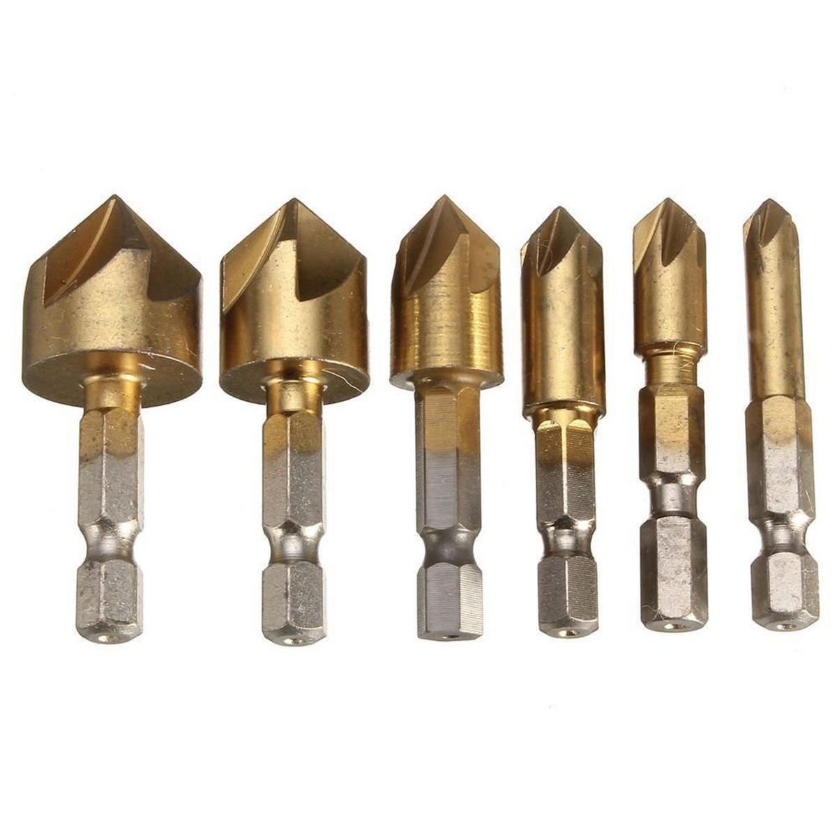 BIT-SATZ，6/8/9/12/16/19 mm - Gelb, Metall (1.9/1.9/4.8cm) - LIBRATON