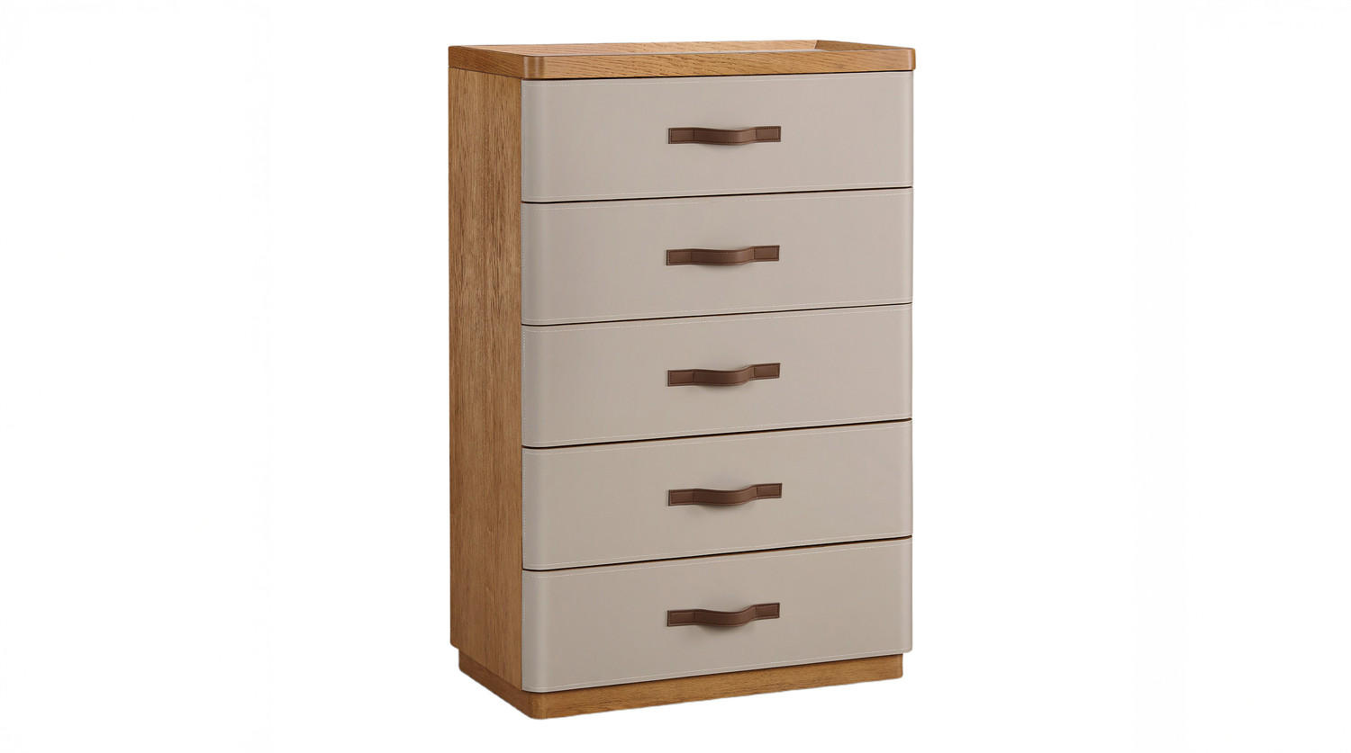 HIGHBOARD FLORIANA Weiß Eiche - Eichefarben/Weiß, Eichenholz/Holz (200/200cm) - KAWOLA