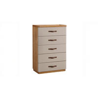 HIGHBOARD FLORIANA Weiß Eiche - Eichefarben/Weiß, Eichenholz/Holz (200/200cm) - KAWOLA