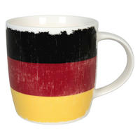 KAFFEEBECHER Vintage Flag Deutschland - Naturfarben, Keramik (0.35L) - Könitz
