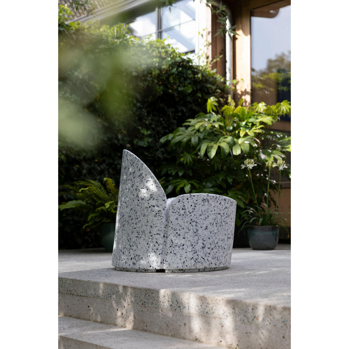 SESSEL Bloom Weiß/Terazzo - Weiß, Kunststoff (69/70/72cm) - Zuiver