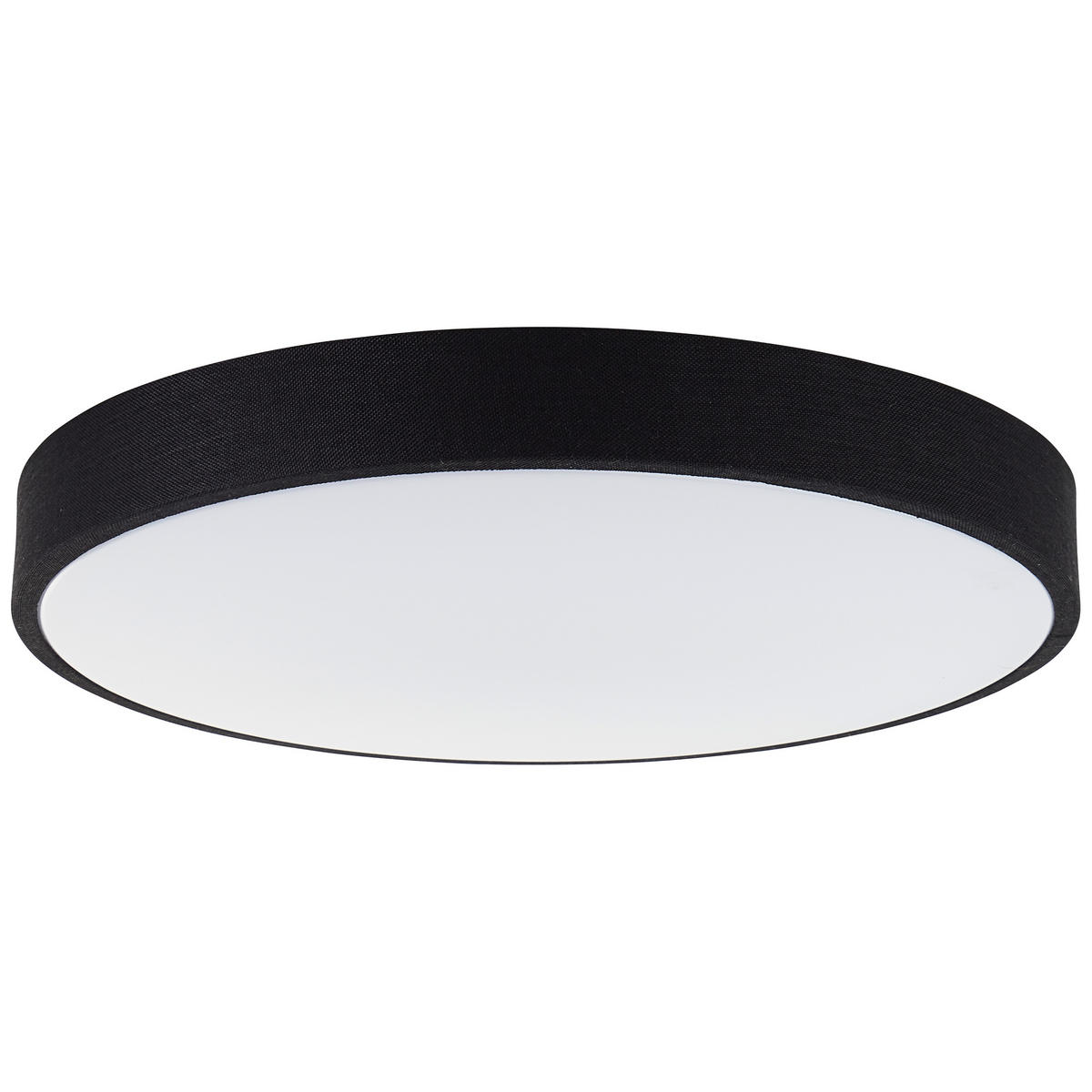 DECKENLEUCHTE Filiz G80821/76 - Schwarz, Metall (49/49/8cm) - Brilliant