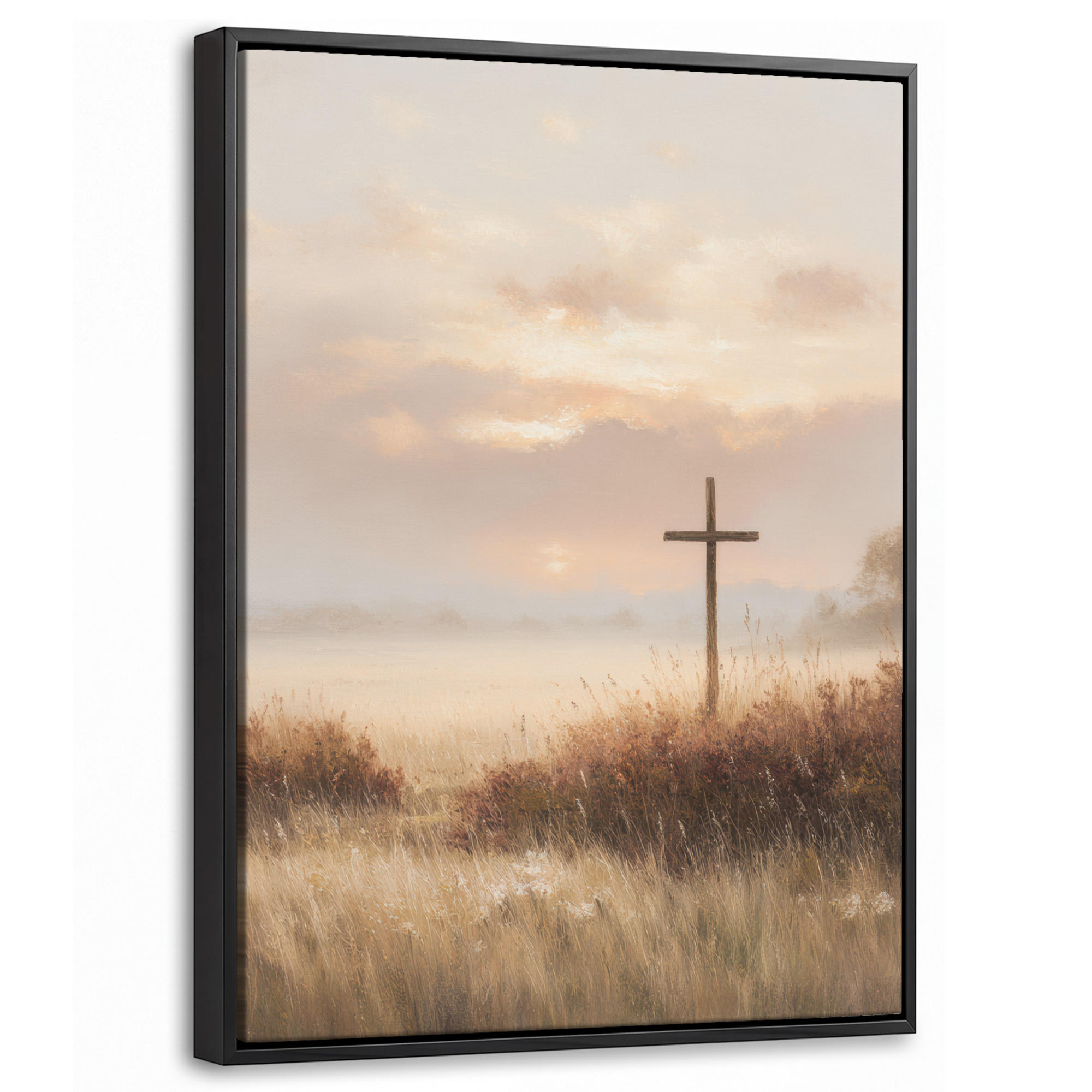 MuchoWow Leinwand Beige 30x40 cm