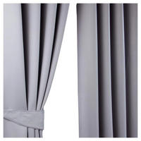 VERDUNKELUNGSVORHÄNGE Fischgrät mit Thermo-Funktion, Ösen 167/137 cm - Grau, Textil (167/137cm) - Homescapes