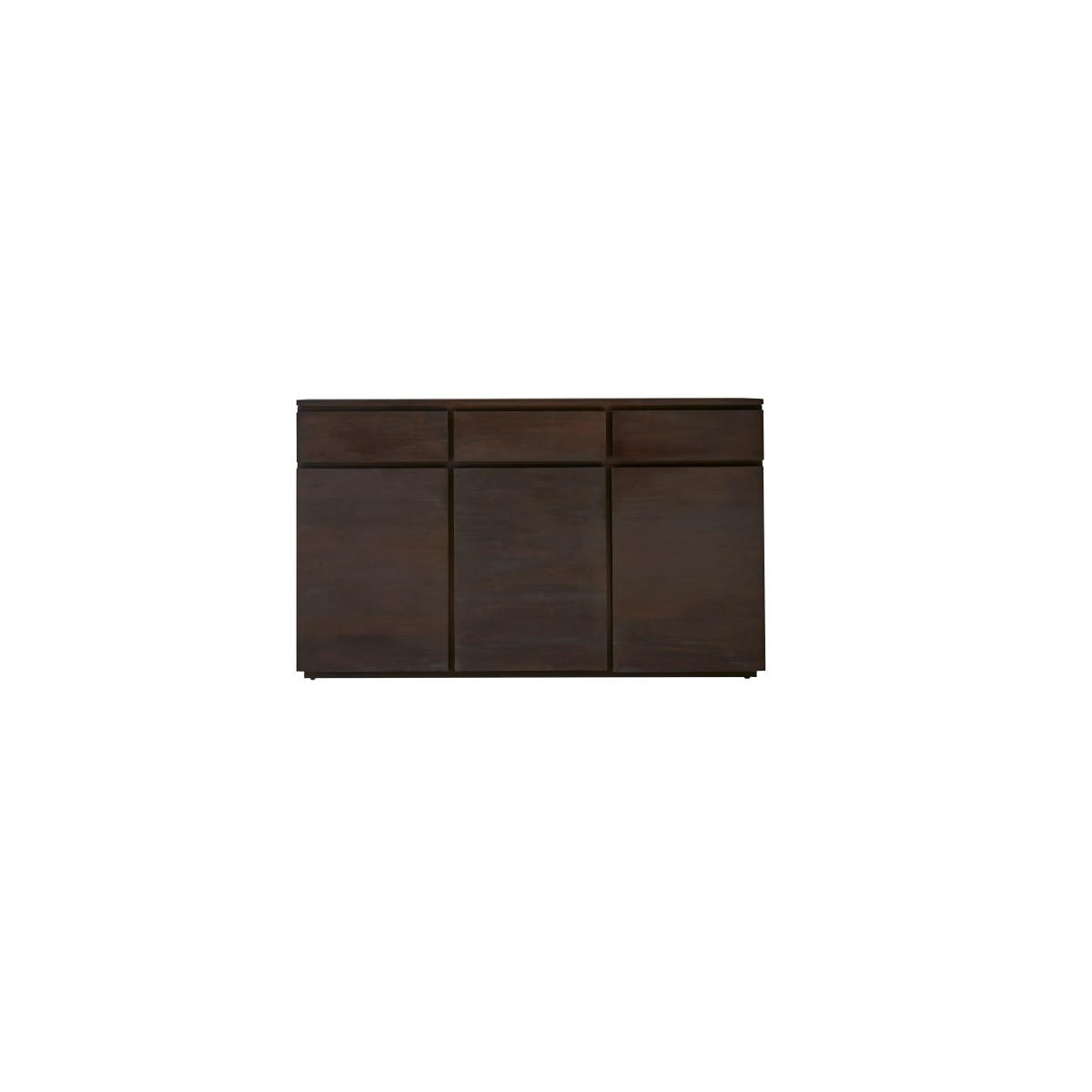 SIDEBOARD Eva Braun aus Mahagoni - Braun, Holz (150/90/45cm) - Tikamoon