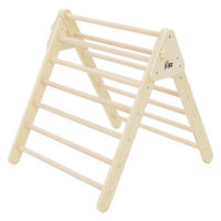 KLETTERDREIECK Natur - Braun, Holz (72/60/73cm) - Joyz
