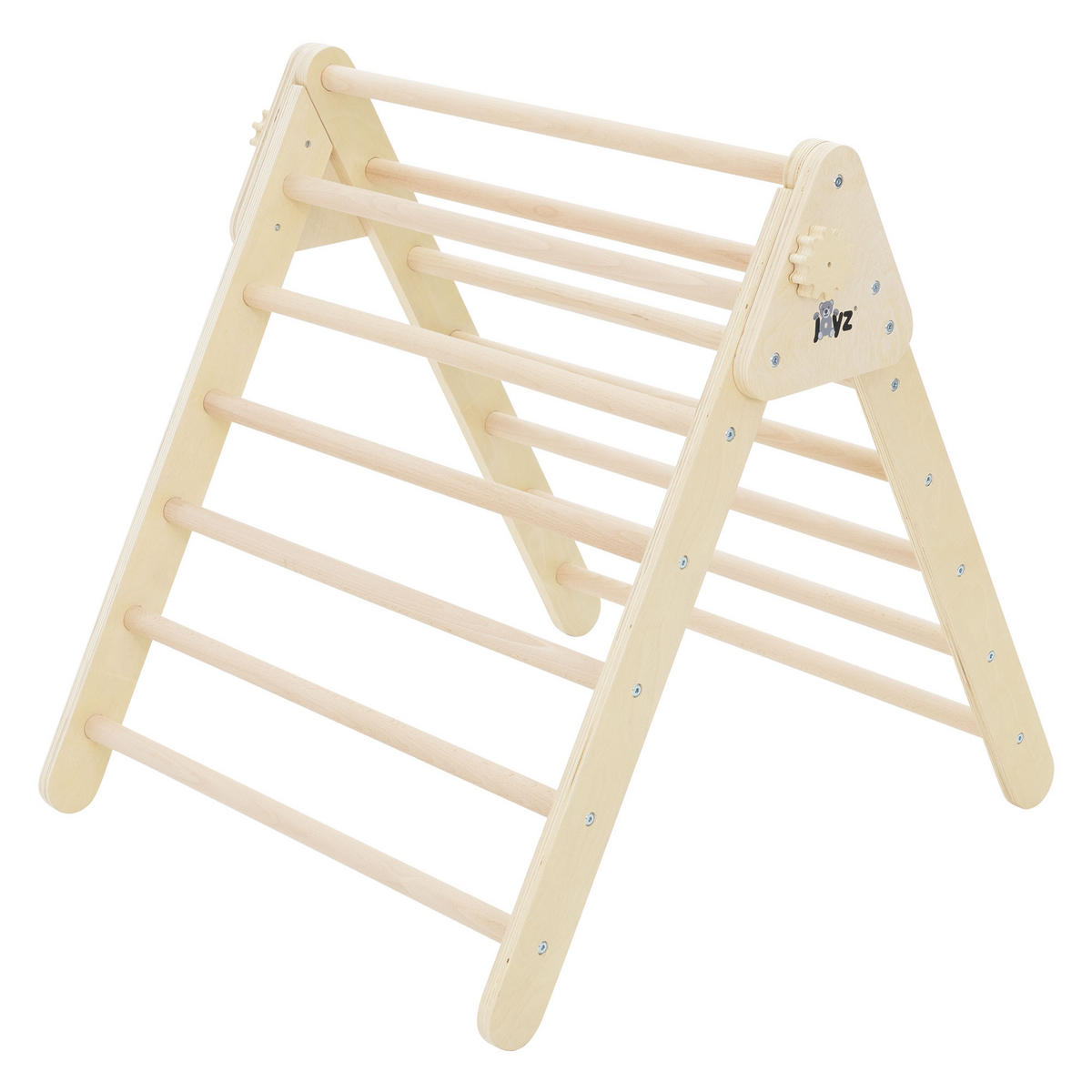 KLETTERDREIECK Natur - Braun, Holz (72/60/73cm) - Joyz