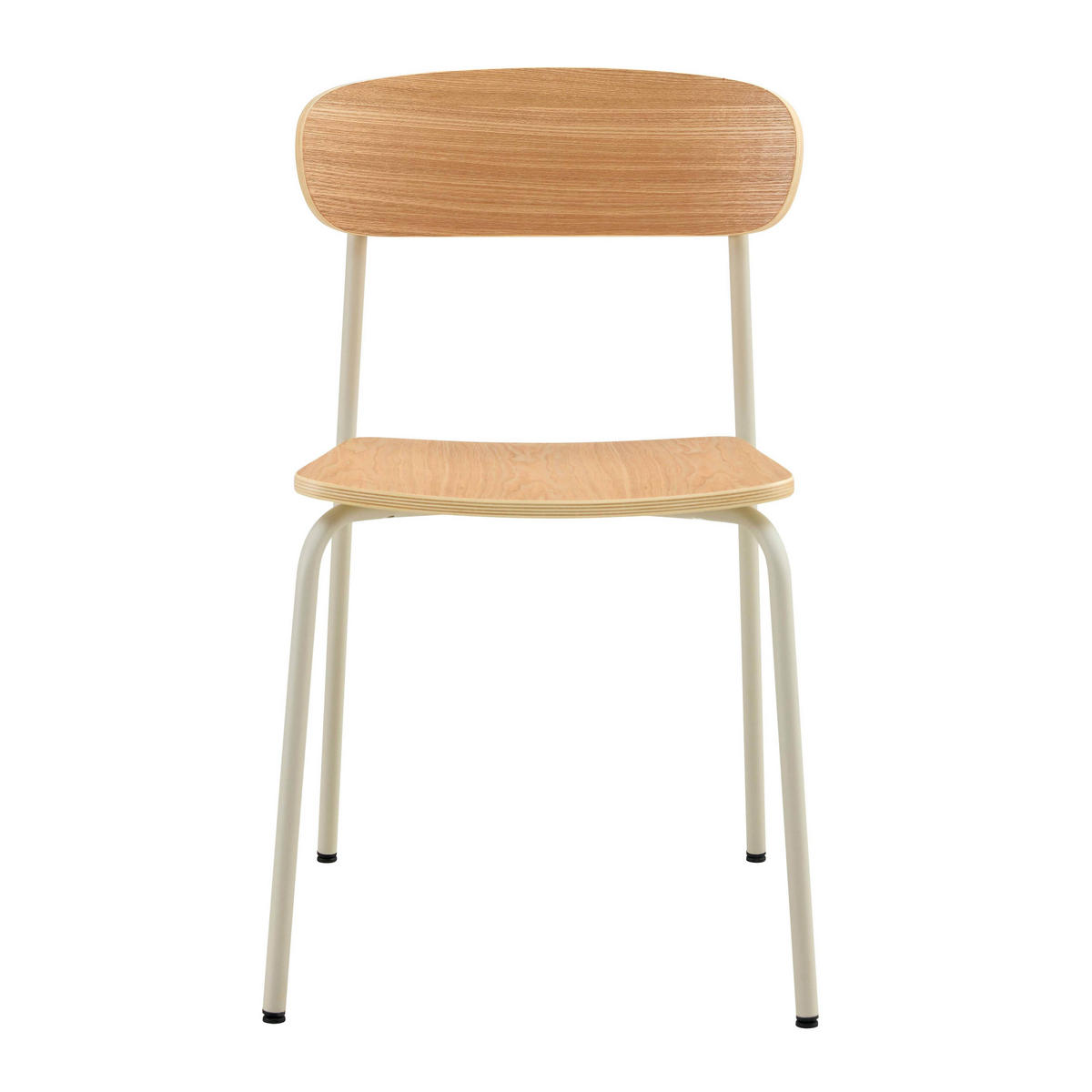 STÜHLE 2-tlg., Beige - Beige, Metall (46/78/52cm) - Oviala