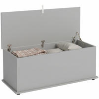 TRUHENBANK Grau 100/40/40 cm - Grau, Holzwerkstoff (40/40/100cm) - PANGIVO