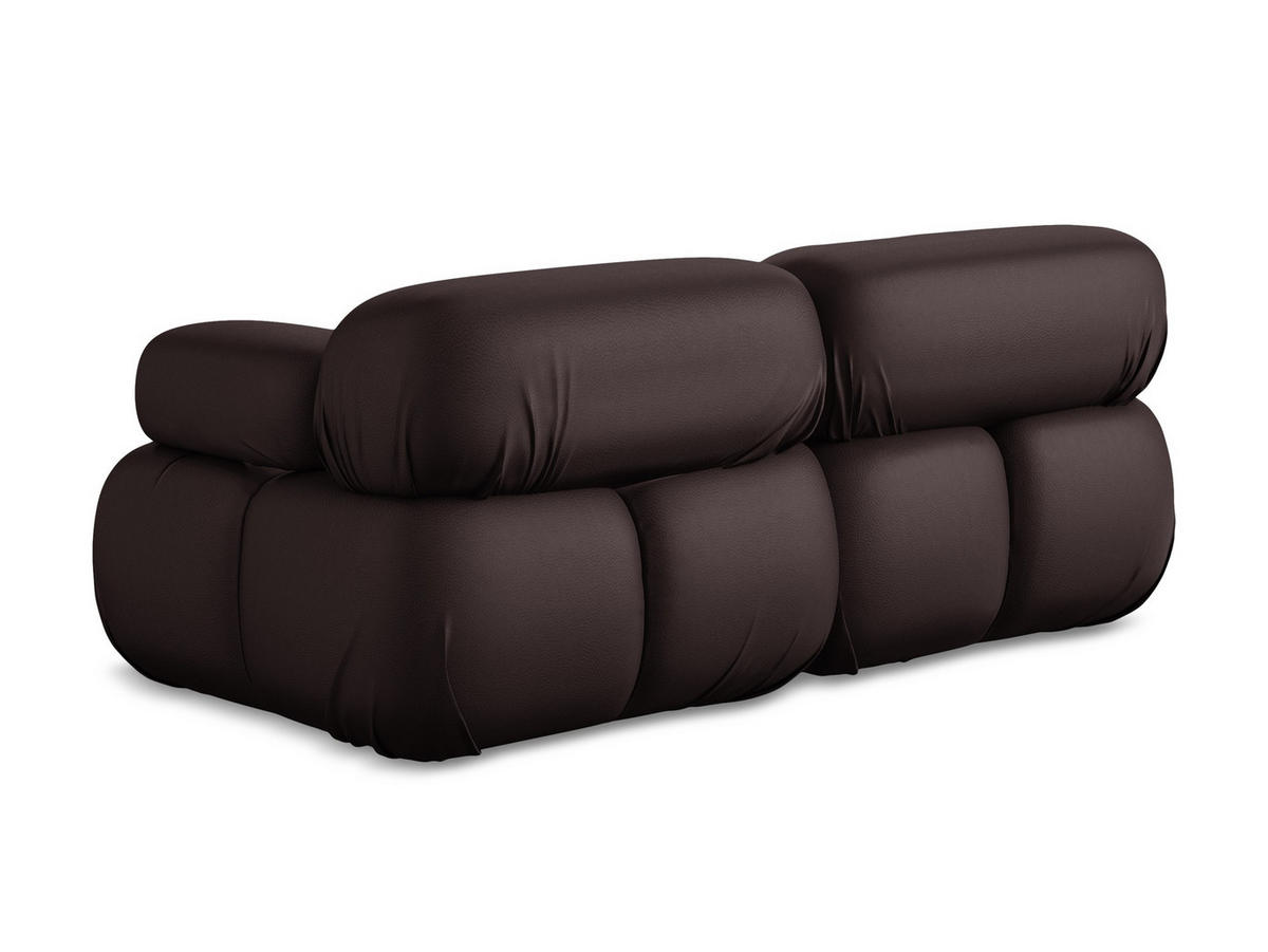 2-SITZER-SOFA Kunstleder Violett - Blau/Pflaume, Leder/Kunststoff (190/70/96cm) - Makamii