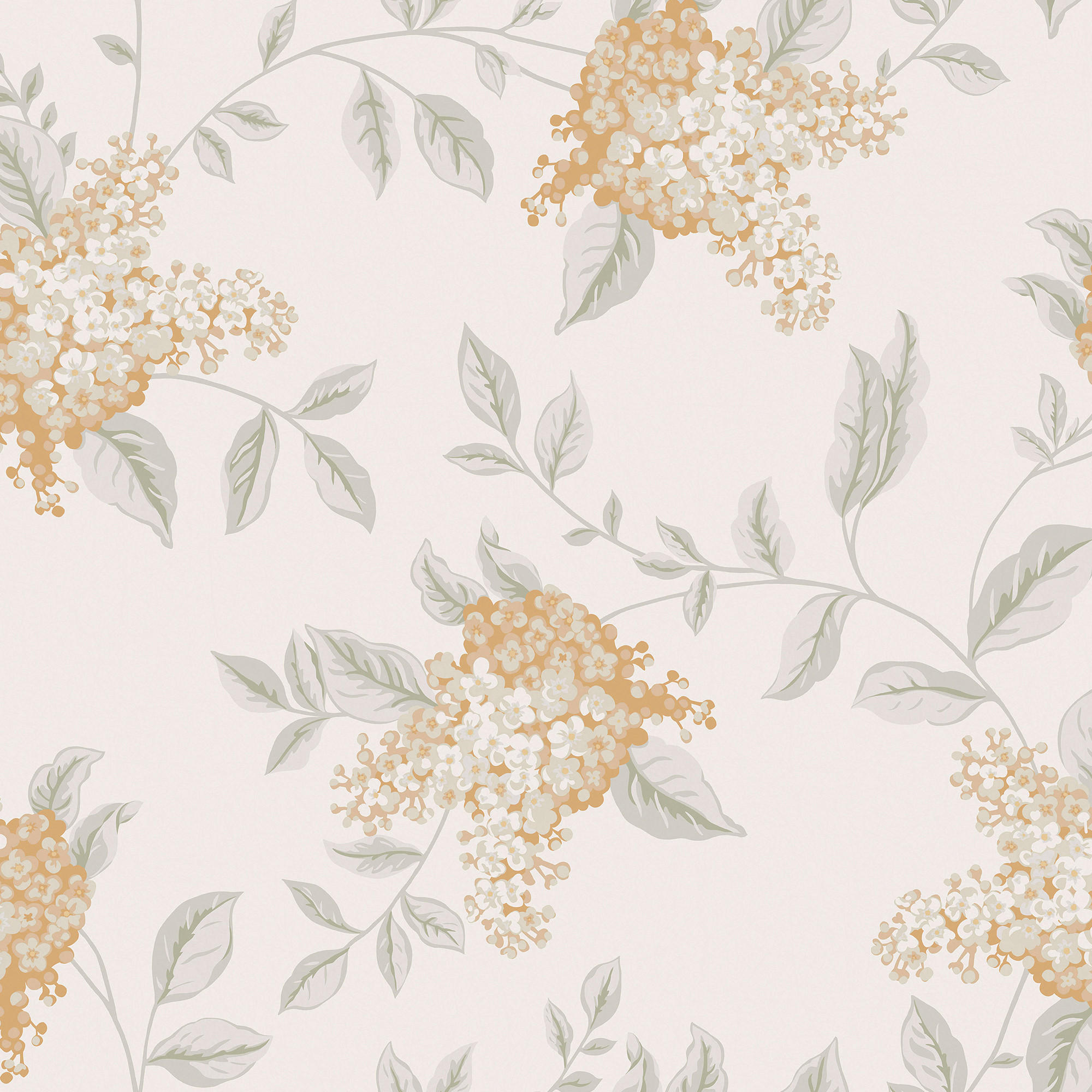 VLIESTAPETE Portland Orange - Orange, Papier/Kunststoff (52/1000cm) - LAURA ASHLEY
