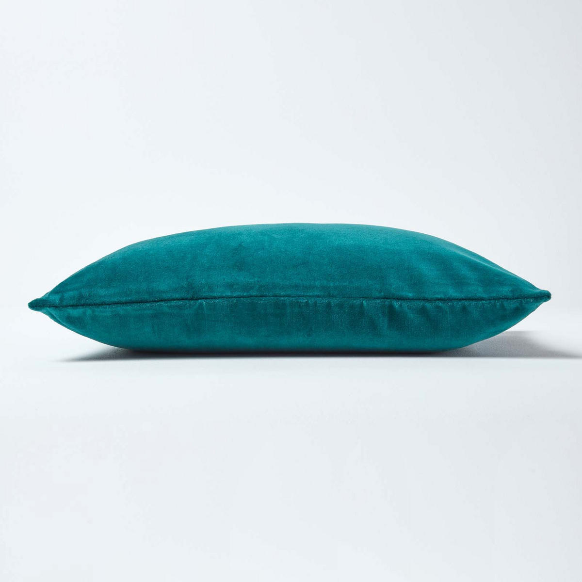 KISSENHÜLLE Baumwollsamt petrol 30/50 cm - Petrol, Textil (30/50cm) - Homescapes