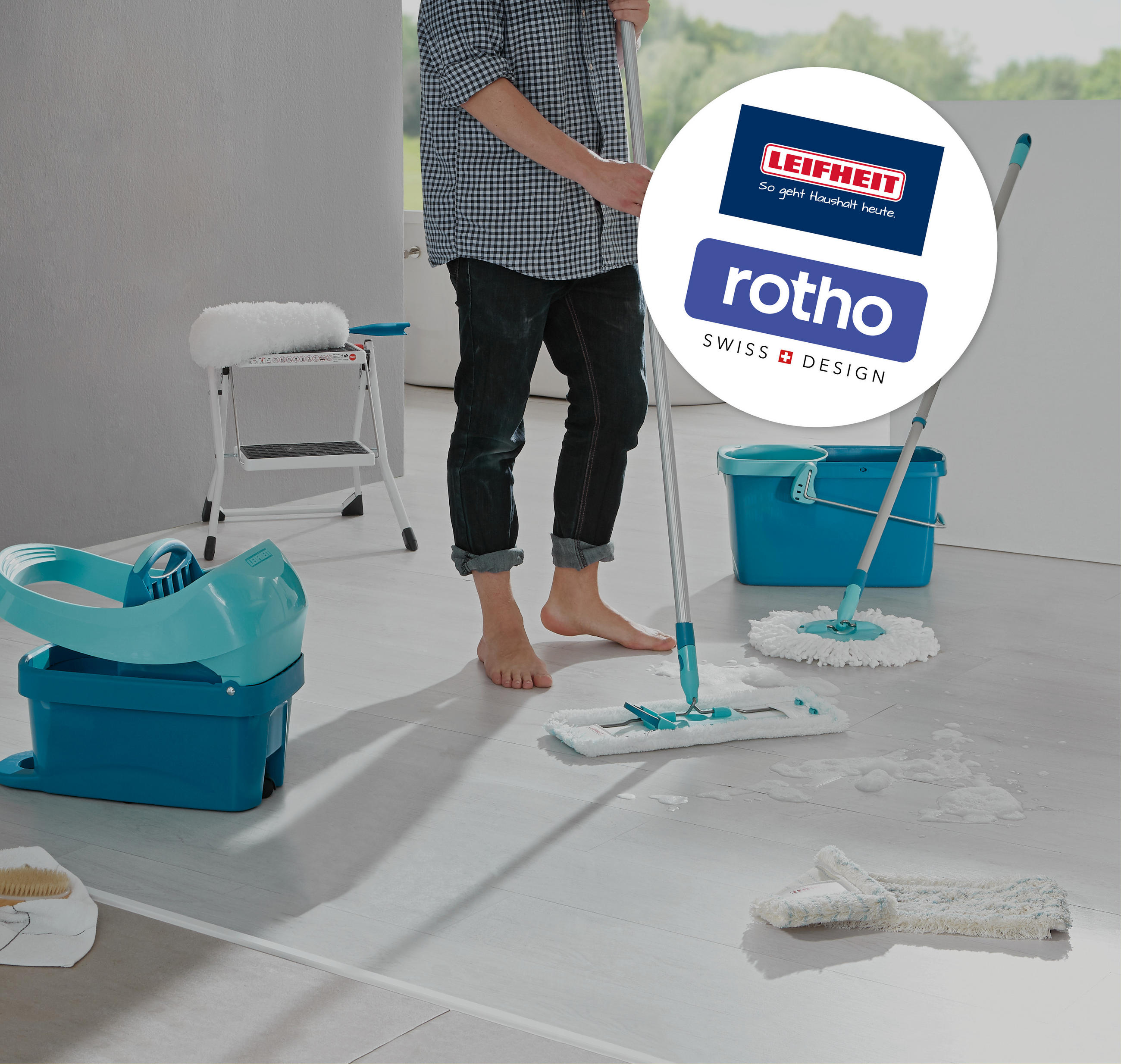Leifheit; So geht Haushalt heute. Rotho; Swiss Design