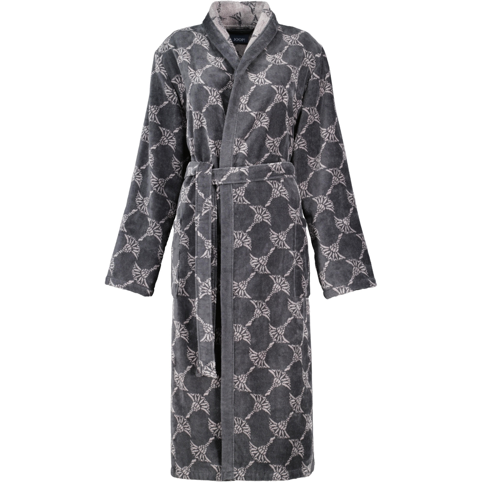 BADEMANTEL DAMEN SCHALKRAGEN CORNFLOWER 1645 ANTHRAZIT - 77 - Grau, Textil (XSnull) - Joop!