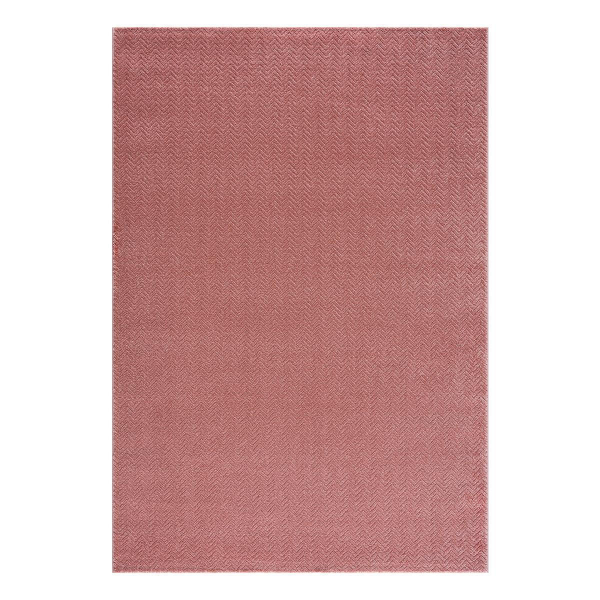 KURZFLOR-TEPPICH Fancy 805 Rosé 120x160 cm - Rot/Rosa, Textil (120/160cm) - carpet city