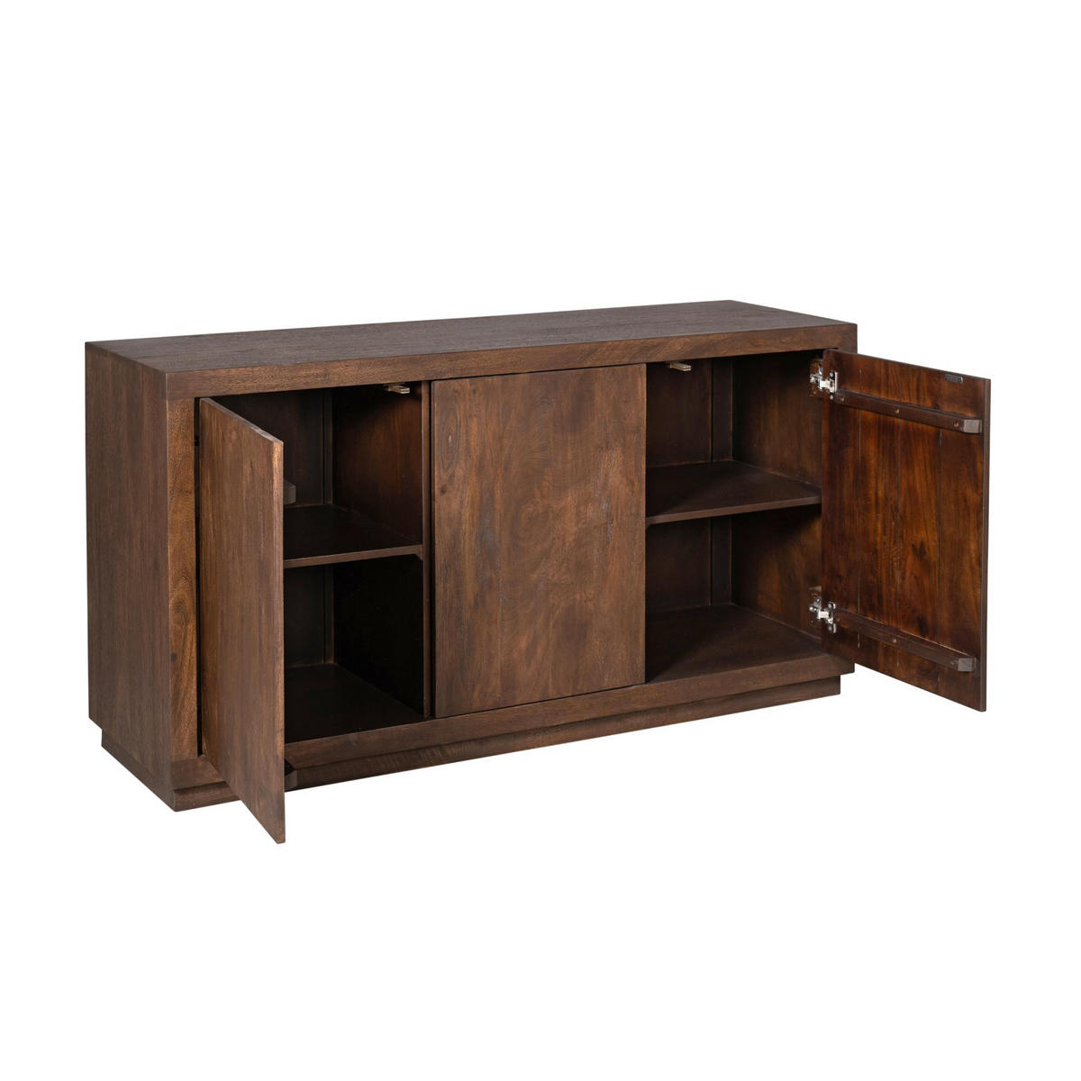 SIDEBOARD Brussel Braun 45/150/80 cm - Dunkelbraun, Holz (150/80/45cm) - Starfurn