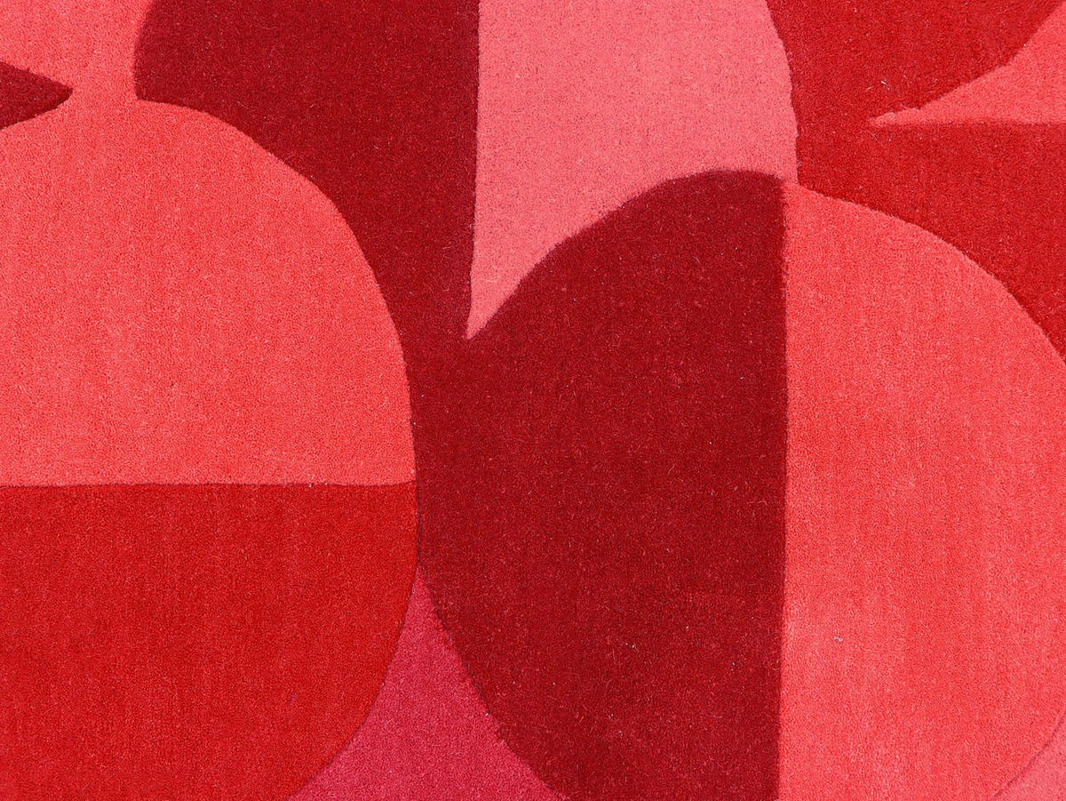 WOHNZIMMERTEPPICH - 230 cmcm x 160 cmcm - Stoff - Rot - BLIVORA - Rot, Textil (230/160cm) - Vente-Unique