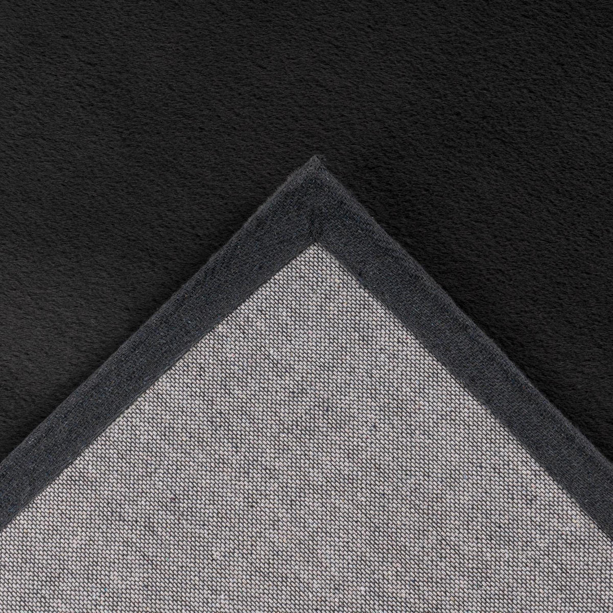 HOCHFLOR-TEPPICH Topia 400 Graphite 200x290 cm - Schwarz, Textil (200/290cm) - carpet city