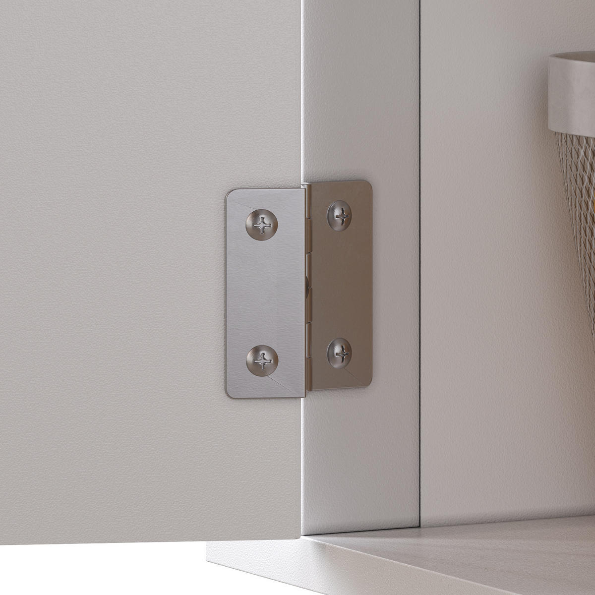 KÜCHENINSEL faltbar 99x70x90cm Weiß mit Schublade & 3 Türen - Weiß, Holzwerkstoff (99/90/70cm) - Modfu