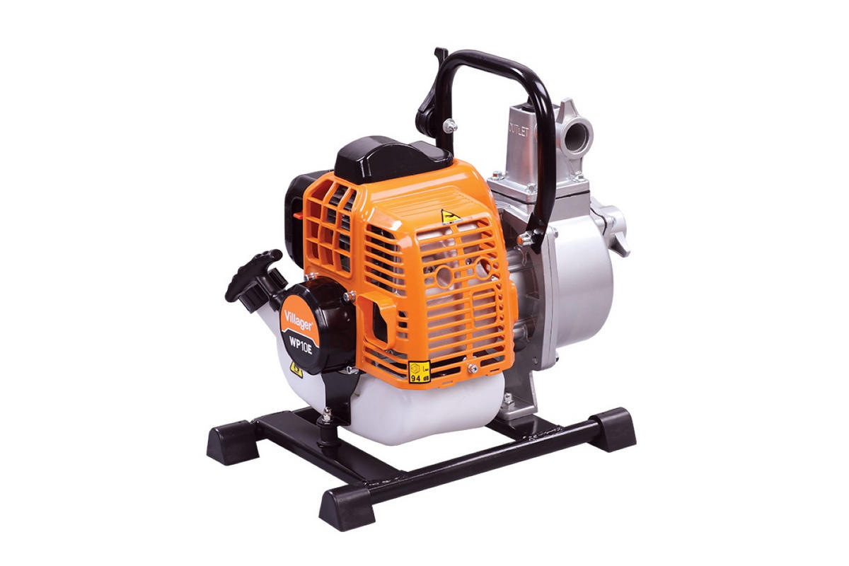 BENZIN WASSERPUMPE WEIDEPUMPE SCHMUTZWASSERPUMPE WP 10 E - Orange, Kunststoff (20/120/150cm)