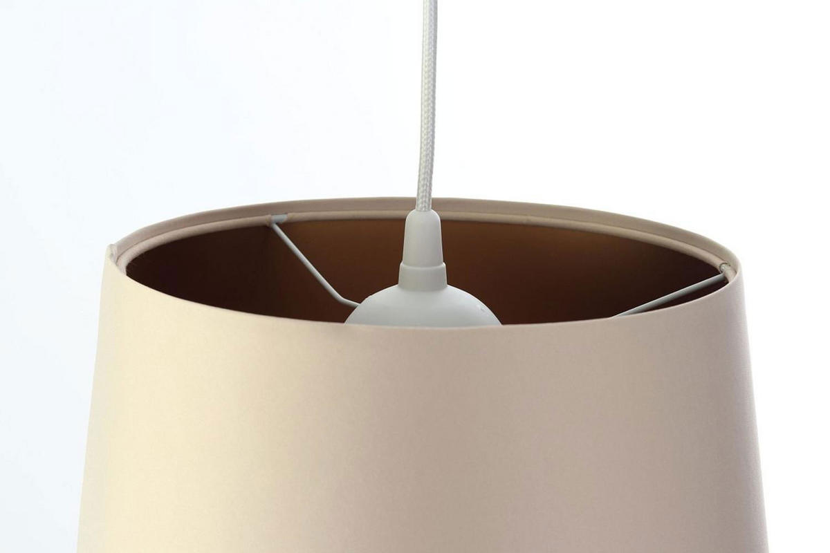HÄNGELEUCHTE Gold 30/37 cm - Beige, Kunststoff (30/0.8/37cm) - ONZENO