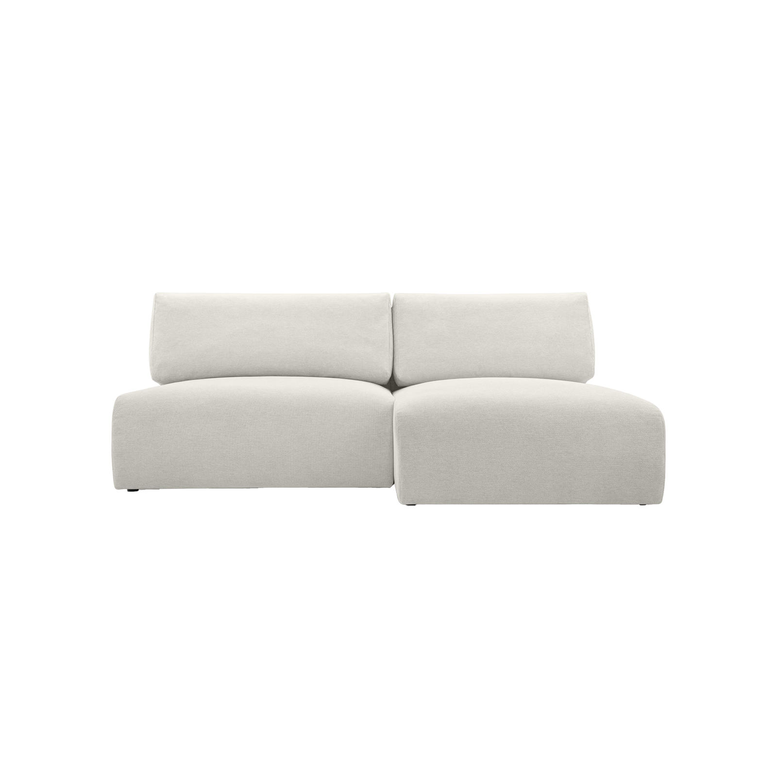 ECKSOFA Ripley mit Schlaffunktion, Wei� - Weiß, Textil (223/150cm) - Fedve