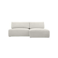 ECKSOFA Ripley mit Schlaffunktion, Wei� - Weiß, Textil (223/150cm) - Fedve
