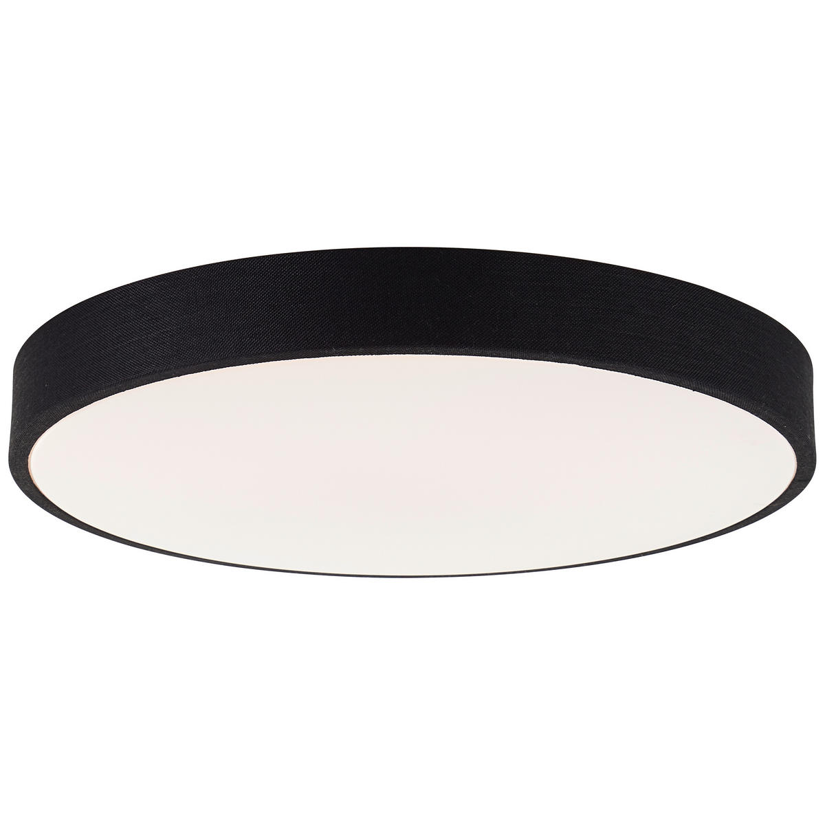 DECKENLEUCHTE Filiz G80821/76 - Schwarz, Metall (49/49/8cm) - Brilliant