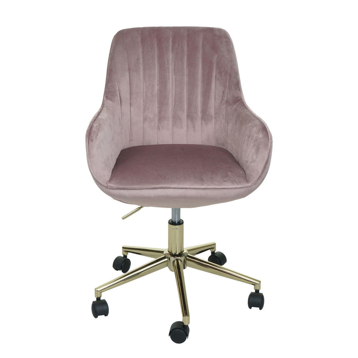 BÜROSTUHL MIT ARMLEHNE Altrosa - Altrosa, Textil (58/87/58cm) - MCW