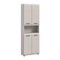 BADSCHRANK hoch ICE (B/H/T: ca. 60/185/30 cm) in Kaschmir/Kaschmir matt - Kaschmir, Holz (60/185/30cm)