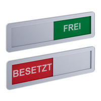 2XTÜRSCHILD - Multicolor, Kunststoff (18/5/0.5cm) - Relaxdays