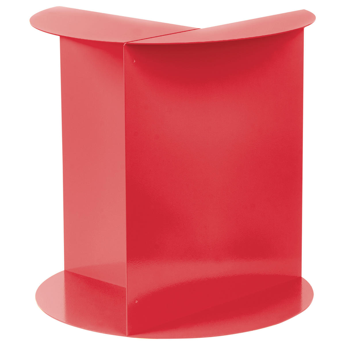 BEISTELLTISCH Metall Rot Taggart - Rot, Metall (40/40/45cm) - Beliani